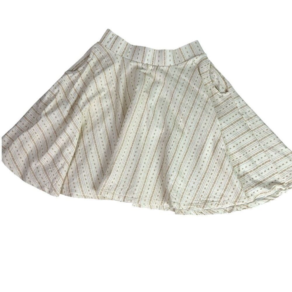 Remie Girl Skirt size 10 Cream Gold